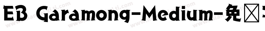 EB Garamong-Medium字体转换